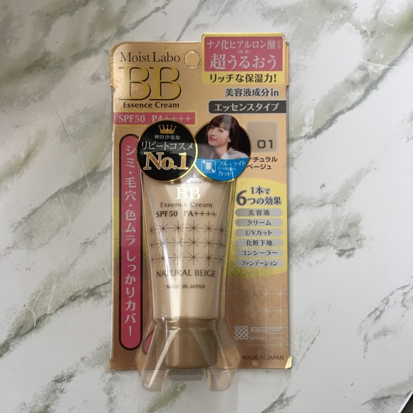 Meishoku Japan Moist Labo BB Essence Cream 33g SPF50 PA++++ [01 Natural Beige] - Picture 2 of 5